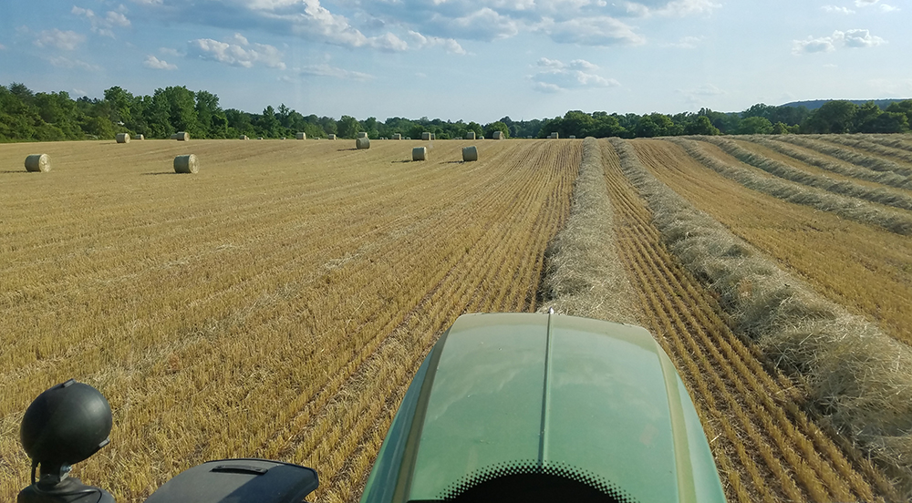 POV from tractor