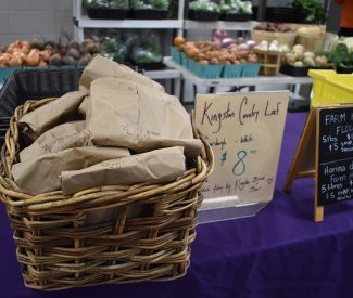 In 2020 the Farm Hub donated flour to the Kingston YMCA Farm Project’s winter farm stand.